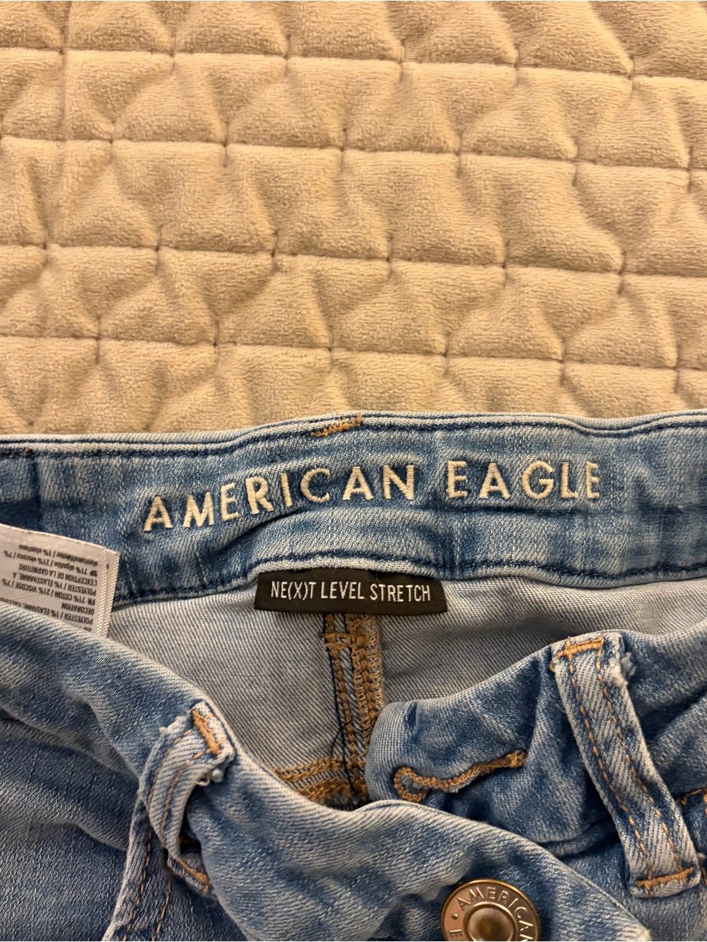 American Eagle Outfitters Light Wash Stretch Women's Jeans